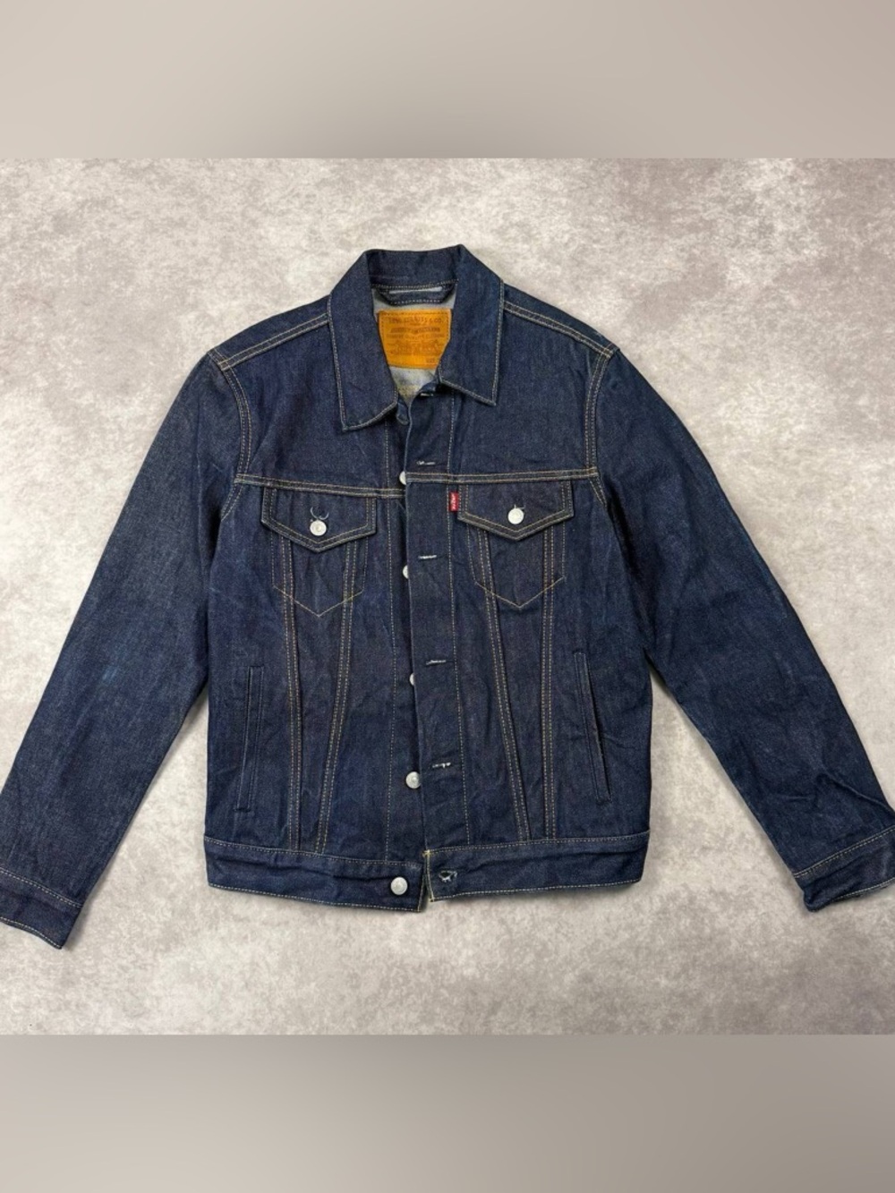 [253] Levi's Dark Wash
Trucker Denim Jacket S Size